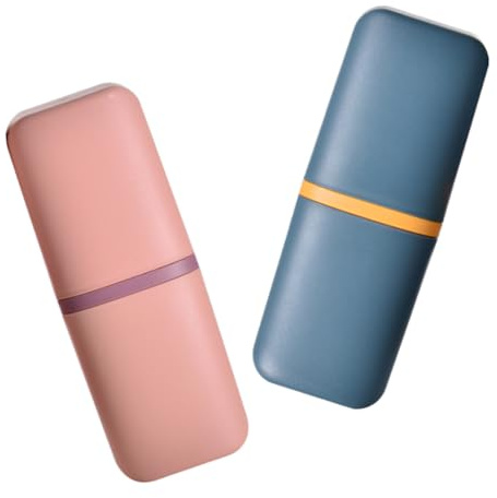 Anneome 2 St Portabel -tandborstmugg i Elegant Design Multifunktionell för Tandborste Tandkräm och Munskölj för Skola Camping och Affärsresor