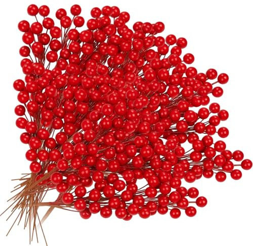 200 Stück Adventskranz Deko, Weihnachtsdeko Zum Basteln, DIY Adventskranz Dekoration, Bastelbedarf Weihnachten, Weihnachtsdeko Basteln