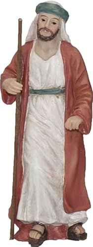 FADEDA Josef/Altura:11 cm/Pintadas a mano/Figuras de Belén fieles - Decoración de mesa de Navidad cuna Accesorios