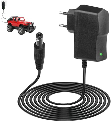 12 V laddare för barns elektriska bil, 12 V 1 A laddare för elektrisk motorcykel, ridsnack, motorcyklar, SUV, ATV, elektriska leksaksbilar, terrängfordon, fordon