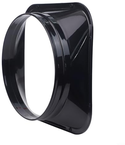 Quadratische Flanschverbindung ABS Rohrverbinder für Küche und Bad Lüftung und Klimaanlagen 250 mm und 300 mm (300 mm)