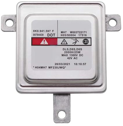 Unité de ContrôLe Ballast Voiture Unité De Contrôle De Ballast De Phare Au Xénon D8S 8K0941597F for Audi A1, Compatible avec Beetle, Touareg, Amarok