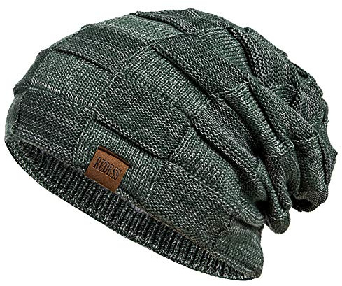 REDESS Beanie Mütze für Herren und Damen Winter Warme Mützen Stricken Slouchy Thick Skull Cap