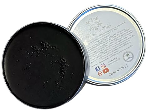 Nordic Chic Wax | 200ml | Colour Black | All Natural | For Sealing and Protection of Wood and Painted Surfaces
