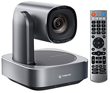 PTZ-Kamera mit 20-Fach optischem Zoom,TONVEO USB HDMI LAN IP Live-Streaming-Kamera,1080P 60fps Video-Konferenzkamera für Kirchendienste,Bildung und Arbeit mit Zoom,Team,vMix,OBS, Facebook und YouTube