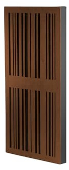 IG Acoustics Diffuseur acoustique DiffuSlat 306-100 x 50 x 6 cm – Panneau hyrbid (noyer)