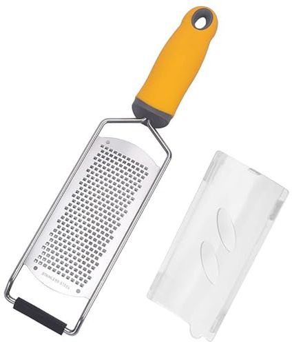 Cheese Grater Lemon Zester Graters Kitchen Professional Stainless Steel Grater for Citrus Fruits, Ginger, Chocolate and Nutmeg