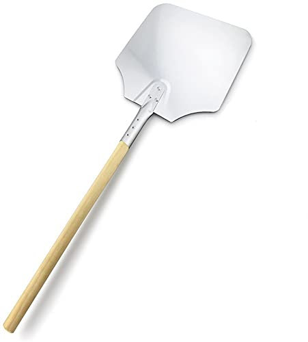 ZGPjubilant 58 66 cm Pelle à Pizza en Aluminium avec Manche en Bois Pelle à gâteau Outils de Cuisson Coupe-Fromage Peels Lifter Outil Pelle à Pizza (Taille : 58 cm) (66 cm)