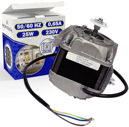Motoventilador Universal 25W 230V para Congelador y Frigorífico - Garantía de 10 Años - MONTERAL