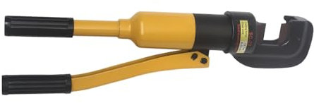 Hydraulic Bolt Cutter, 8 Ton Rebar Cutter Heavy Duty, Handheld Steel Rebar Cutter Steel, Hydraulic Bolt Cutter 4-16mm, Handheld Hydraulic Rebar Cutter Tool with Allen Wrench, Yellow