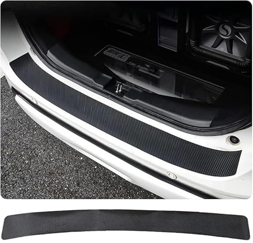 Ladekantenschutz für Mazda CX-5 CX5 2017-2022, Stoßstangenschutz Folie Lackschutzfolie Kratzschutz für Kofferraum, Schwarz Kohlefaser