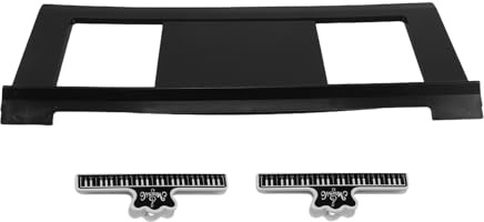 VICASKY Portable Plastic Music Sheet Stand Heightened Adjustable Holder for Electronic Piano with Lightweight Compact Design for Onstage Performances and Outdoor Practice