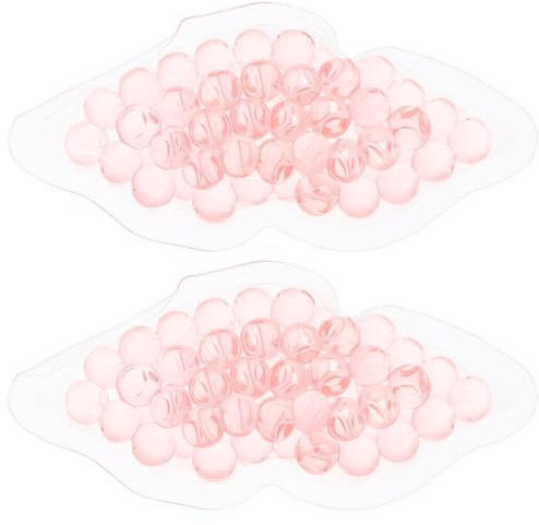jojofuny Kühlende Gel Lippenmaske 8cm Lippenpads Tpu Material 2 Stück Wiederverwendbare Kältekompresse für Zuhause Reise und Büro