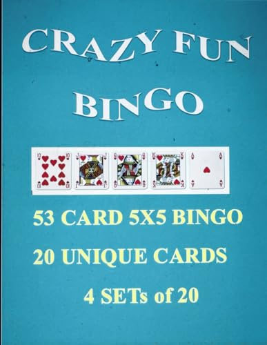 CRAZY FUN 53 CARD BINGO 5X5