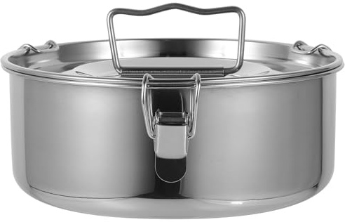 Ipetboom Molde para Flan Redondo de Acero Inoxidable Pequeño, Vaporera para Cocinar al Vapor, Molde para Hornear Flan y Pudín, Utensilio de Cocina Antiadherente Adecuado para Vaporera
