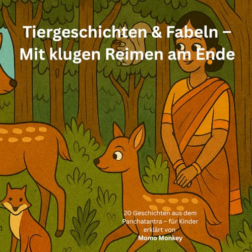 Tiergeschichten & Fabeln – Mit klugen Reimen am Ende: 20 Geschichten aus dem Panchatantra – für Kinder erklärt von Momo Monkey (Momo Monkeys Panchatantra-Tierfabeln)