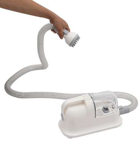 Fyssnn Pet Home Grooming Kit with Vacuum Suction & Self Cleaning Brush & Clippers, Cat Dog Grooming Tools, Hoover for Shedding Hair Removal, 1.4L Dust Cup, 11800Pa Powerful Suction 99% Pet Hair