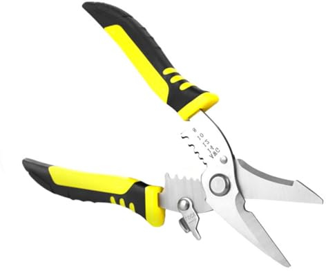 Artibetter Alicates Multifunción Profesionales para Pelar Cables Mango Antideslizante y Diseño de Plástico, Herramienta Adecuado para Uso Doméstico en Electricista