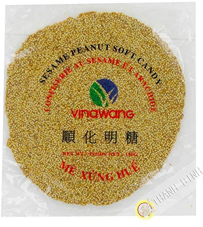 Nougat Me xung Hue VINAWANG 150g VietNam - Lot de 3 pièces