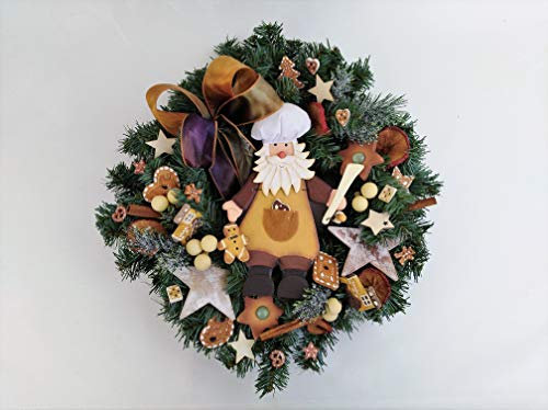 Fibula[Style]® Türkranz Advent Weihnachten In der Weihnachtsbäckerei groß 40 cm Ø