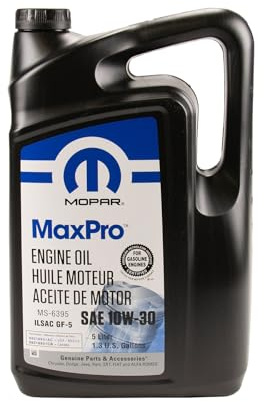 Mopar MaxPro Motoröl ÖL 10W30 5L 5 Liter ILSAC GF-5 MS-6395