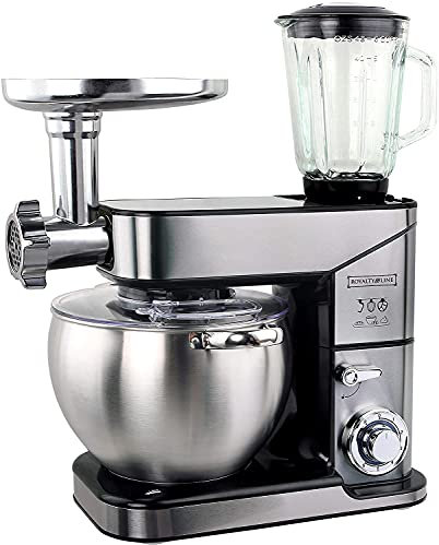 Robot impastatrice cucina 3 in 1 planetaria 10 L 2500W Argento Royalty Line