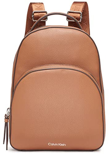 Calvin Klein Women's Estelle Novelty-Backpack, Caramel, One Size