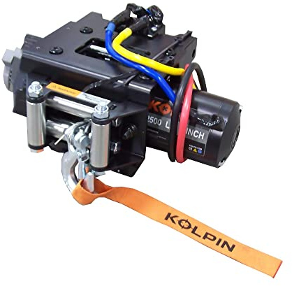 Kolpin 26-3200 Steel Quick Mount Winch - 2500lbs.