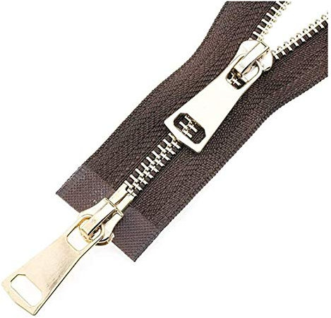 Langer Spulen-Nylon-Reißverschluss, Premium-Qualität, Metall-Reißverschluss, Boutique-Reißverschluss, Reißverschluss, 5#, Doppelschieber, 60/70/80/90/100/120, automatische Sperre, Metall-Roségold-Reiß