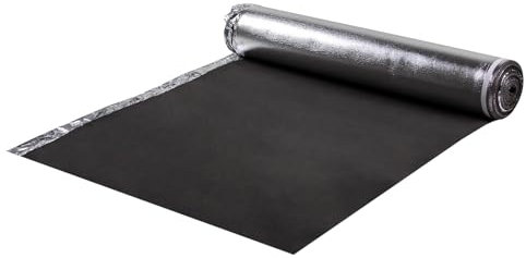 Alfa EVA-Trittschalldämmung ALU SK Dämmunterlage 15m² Schallschutz für die schwebende Verlegung von Laminat-, Kork- und Fertigparkettböden