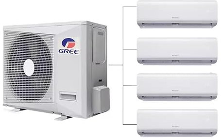 42000BTU Ductless Multi 12k Zones Mini Split Air Conditioner & Heater - 4 Zones