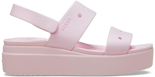 Crocs Femme Brooklyn 4U Sandales, Pink Milk, 38/39 EU