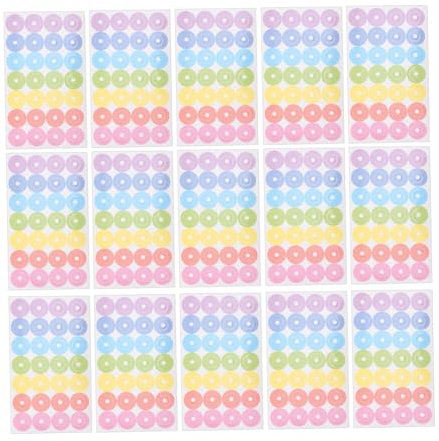 FUNOMOCYA 20blätter Locheraufkleber Für Papier Loseblattpapieraufkleber Selbstklebend Zum Reparieren Von Löchern Verstärken Von Ordnerpapier Geeignet Für Dokumente Kalender Und Bastelarbeite