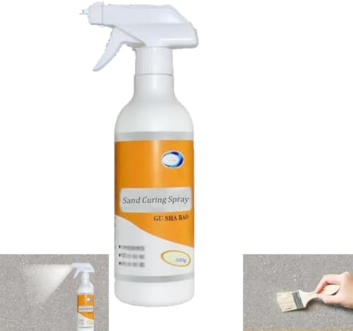Spray indurente per sabbia da 500 ml - Spray indurente impermeabile penetrante per calcestruzzo a base d'acqua, potente spray indurente per sabbia per pareti e pavimenti, spray per agente indurente pe