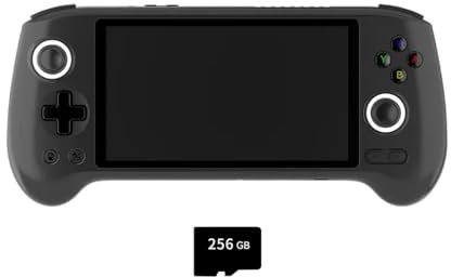 BAUBAUPLAY RG556 Handheld Game Console, 5.48 Inch IPS Screen Android System Retro Games Console Portable Retro Game Console with 8000+ Games for Lovers Adults Boys