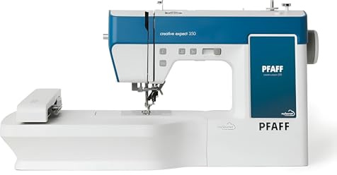 Macchina per cucire e ricamare Pfaff Creative Expect 350 con software Platinum 12 mesi per creare ricami personalizzati