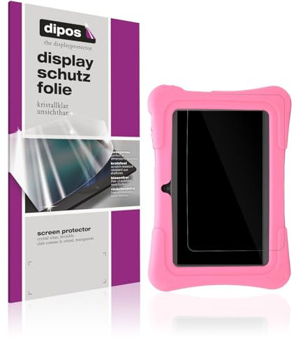 dipos I 2x Schutzfolie klar passend für Plyisty Kids Tablet 7 Zoll Folie Displayschutzfolie, Ultra-Dünn, Case-Friendly, Fingerprint-Kompatibel