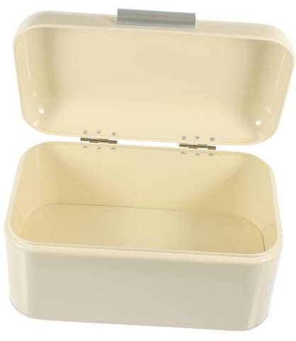 Mikinona Iron Cookies Countertop Kitchen Lightweight for Bread Box and Compact Bread Storage Container Fresh for Home Use