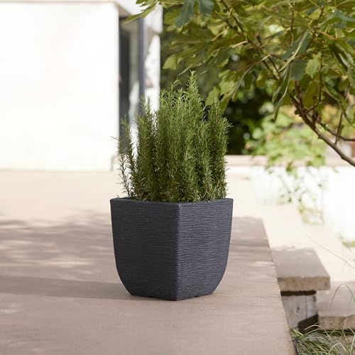 Stewart Flower Pot, Millstone Grey, Medium