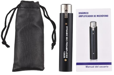 Préamplificateur de microphone professionnel à faible bruit, préampli de micro dynamique, gain élevé 28 dB, connexion XLR pour enregistrement en studio, performance en direct,