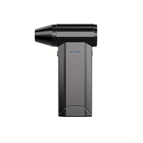 Ventilateur turbo électrique souffleur de poussière, avec 4 vitesses de vent, moteur sans balais 30 000 tr/min, batterie rechargeable USB, pour le nettoyage de la voiture, le dépoussiérage du bureau