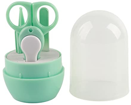 Lmrysalque Kit di unghie per bambini forbici sicure tagliaunghie lima pinzette set manicure portatile per bambini piccoli per neonati