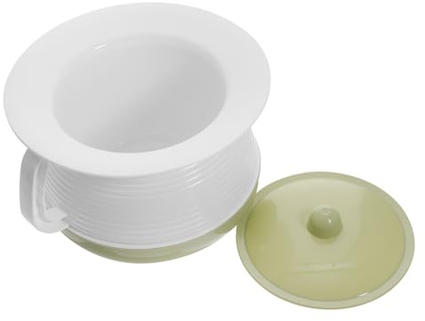 HIAKDOFT Pot de Chambre Portable en Plastique Épais avec Couvercle 1 Unité Urinoir pour Adultes et Enfants Bassin d'Urinoir Léger et Étanche Toilettes Mobiles pour Usage Réutilisable