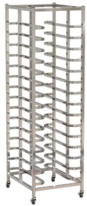 Commercial Bun Pan Bakery Rack,Bakery Rack with Casters,Stainless Steel Racking Trolley Storage,Home Kitchen Bakery Cooling,for Kitchen Restaurant Pizza Shop