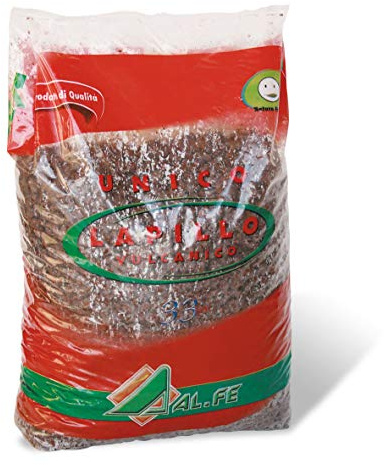 LAPILLO VULCANICO ROSSO 10/18 MM 33 LITRI SUSTRATO PER PIANTE pacciamatura