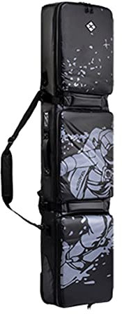 wasserdichte Multifunktions-Snowboardtasche mit Rädern, Einzel-/Doppelboard-Schneesport-Skitaschen, Nass- und Trockentrennung, Reisen, Klettern, Campingrucksack für Straß