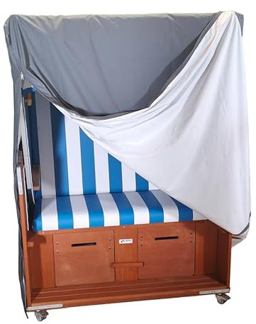 Strandkorb-King Premium Schutzhülle grau für 130-138cm Strandkörbe