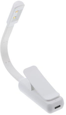 Hoement Led Buchlampe Mit Usb Wiederaufladung Tragbare Klemmlampe Mit Einstellbarer Farbtemperatur Und Helligkeit Für Komfortables Lesen Im Bett Oder Büro Für Buchliebhaber Und