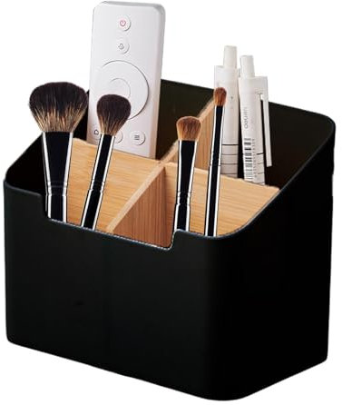 Nuyhgtr Fernbedienungshalter, Caddy Desktop Storage Organizer, TV Fernbedienung Halter, Fernbedienung und Handy Halter, Vierfach Fernbedienungshalter, Desktop Organizer für Fernbedienungen