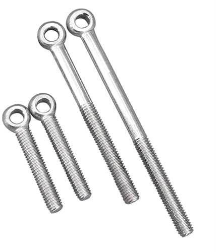 SHUNMIN Anneau De Levage 1 pièces M5 M6 M8 M10 M12 M14 M16 Goujon de Boulon à œil en Acier Inoxydable 304 Boulon d'ancrage articulé Piton INOX(40mm,M16)